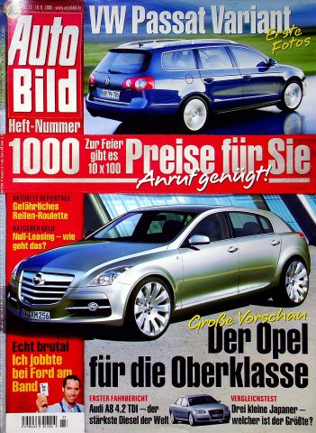 Deckblatt Auto Bild (23/2005)